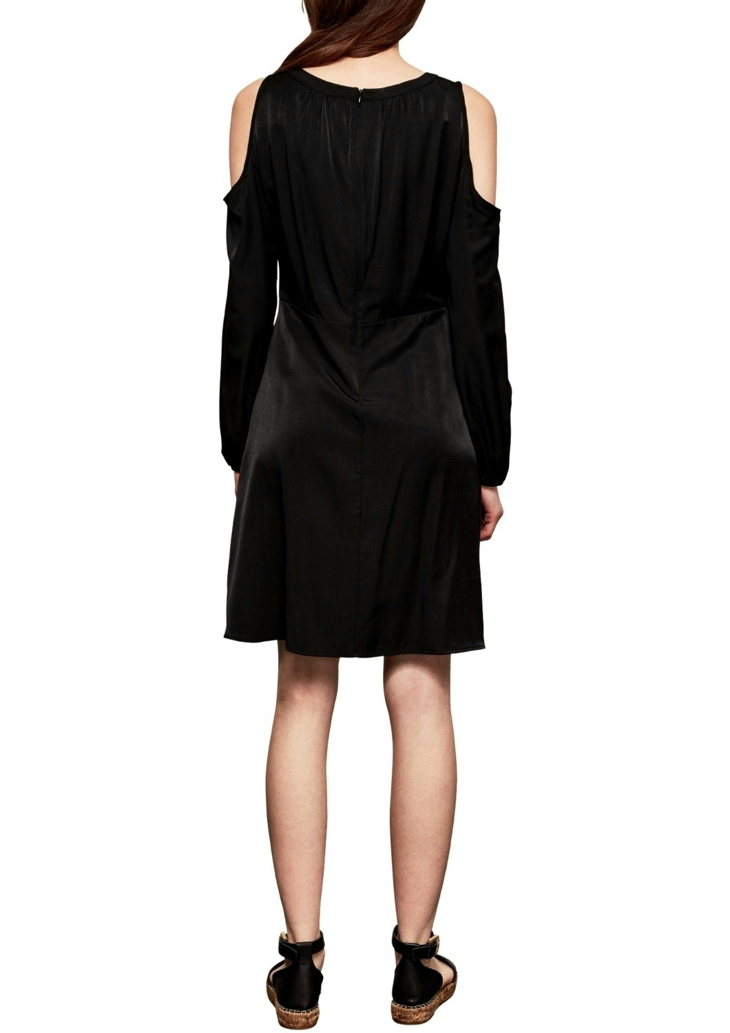 Satin-Kleid GREY/BLACK Bild 3