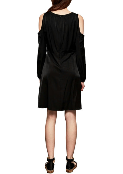 Satin-Kleid GREY/BLACK Bild 3