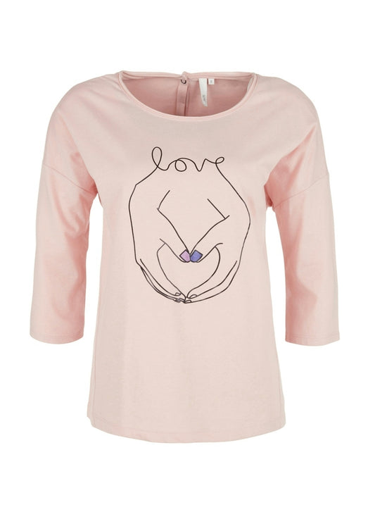 T-SHIRT 3/4 ARM LILAC/PINK Bild 1