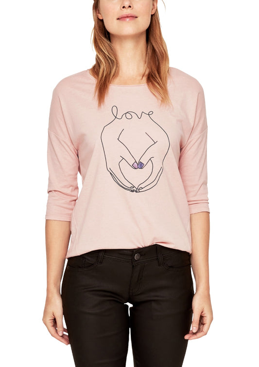 T-SHIRT 3/4 ARM LILAC/PINK Bild 2