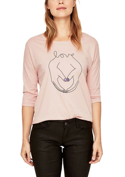 T-SHIRT 3/4 ARM LILAC/PINK Bild 2