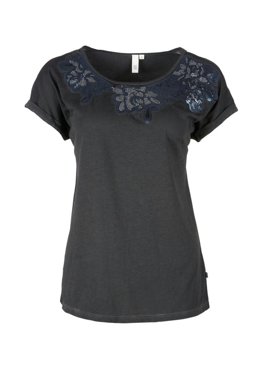 T-Shirt kurzarm GREY/BLACK Bild 1