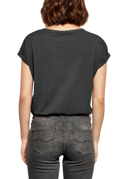 T-Shirt kurzarm GREY/BLACK Bild 3