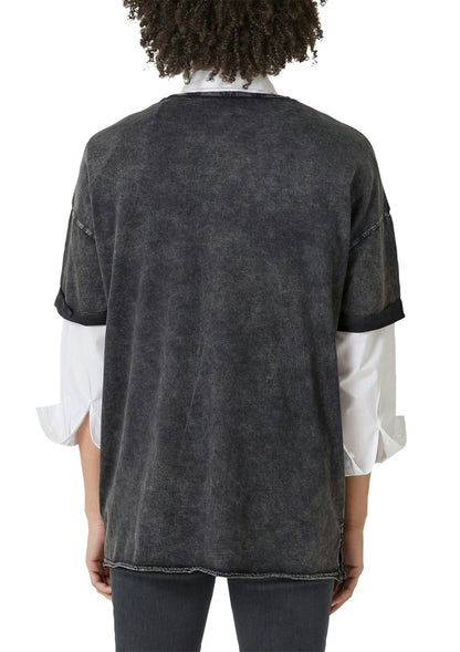 T-Shirt kurzarm GREY/BLACK Bild 3