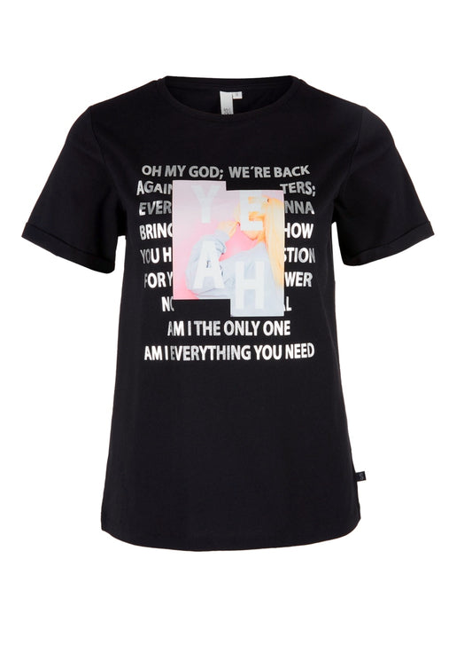 T-Shirt kurzarm GREY/BLACK Bild 1