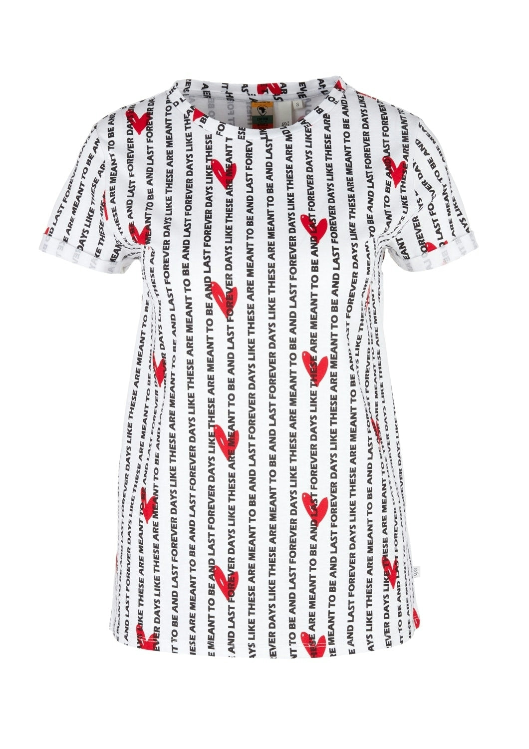 T-Shirt kurzarm white AOP Bild 1