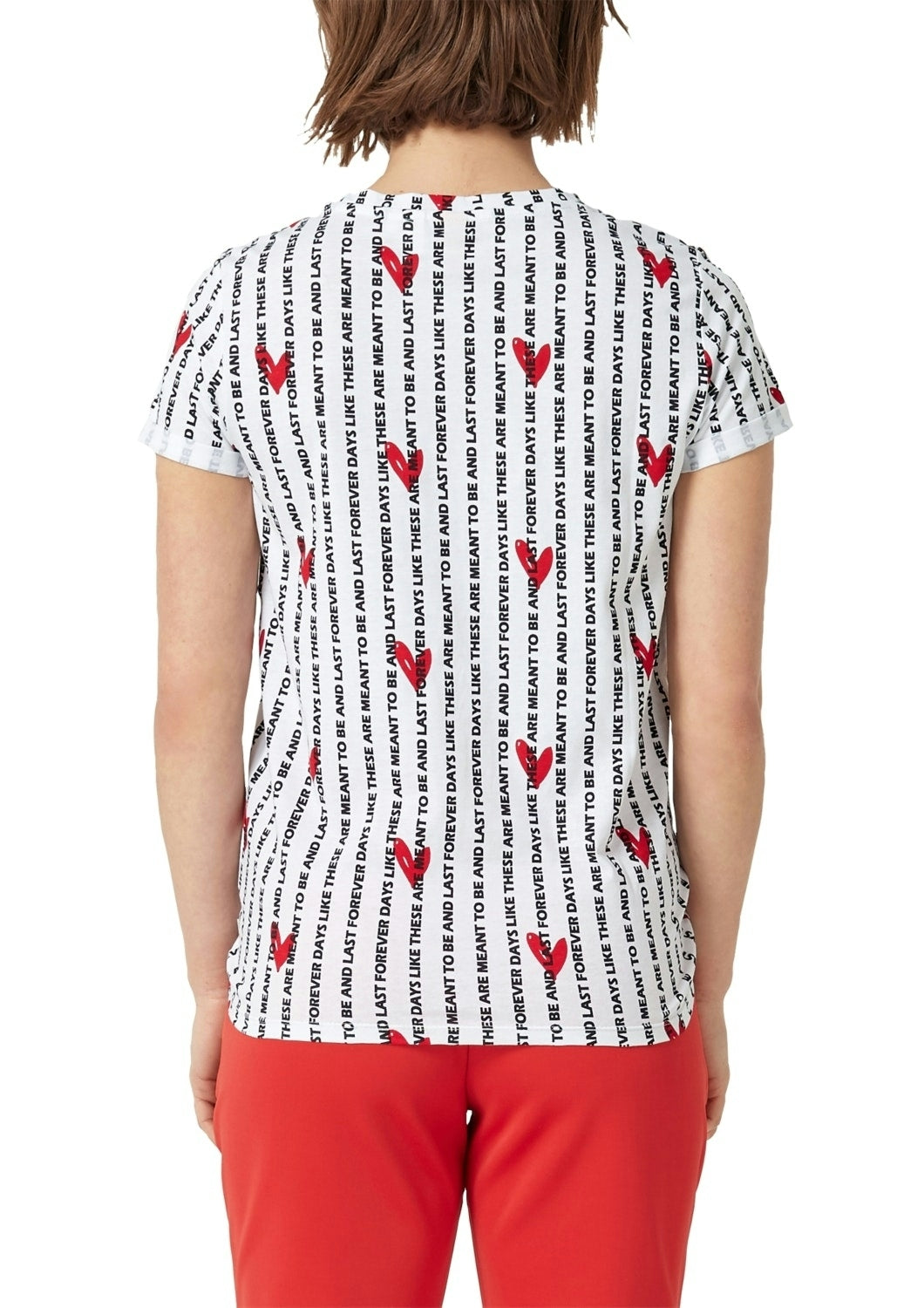 T-Shirt kurzarm white AOP Bild 3