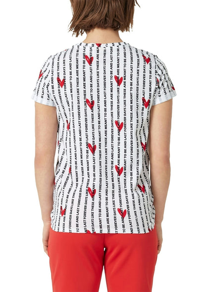 T-Shirt kurzarm white AOP Bild 3