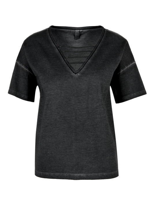 T-Shirt kurzarm GREY/BLACK Bild 1