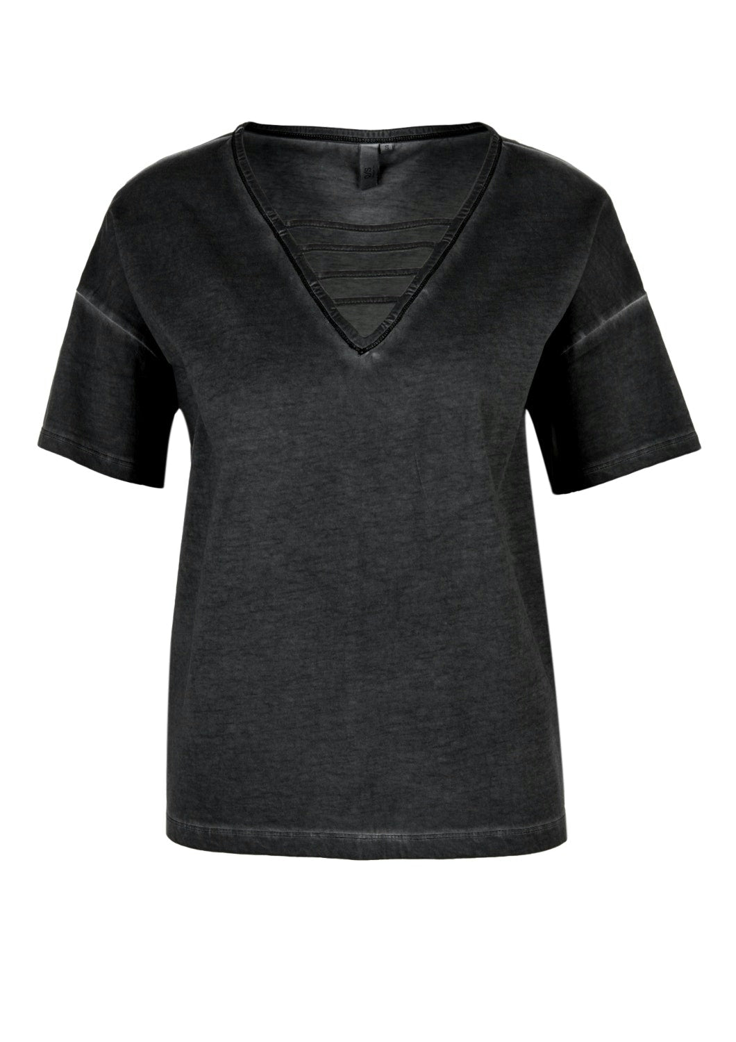T-Shirt kurzarm GREY/BLACK Bild 1