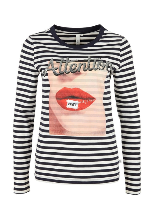T-Shirt langarm WHITE Bild 1