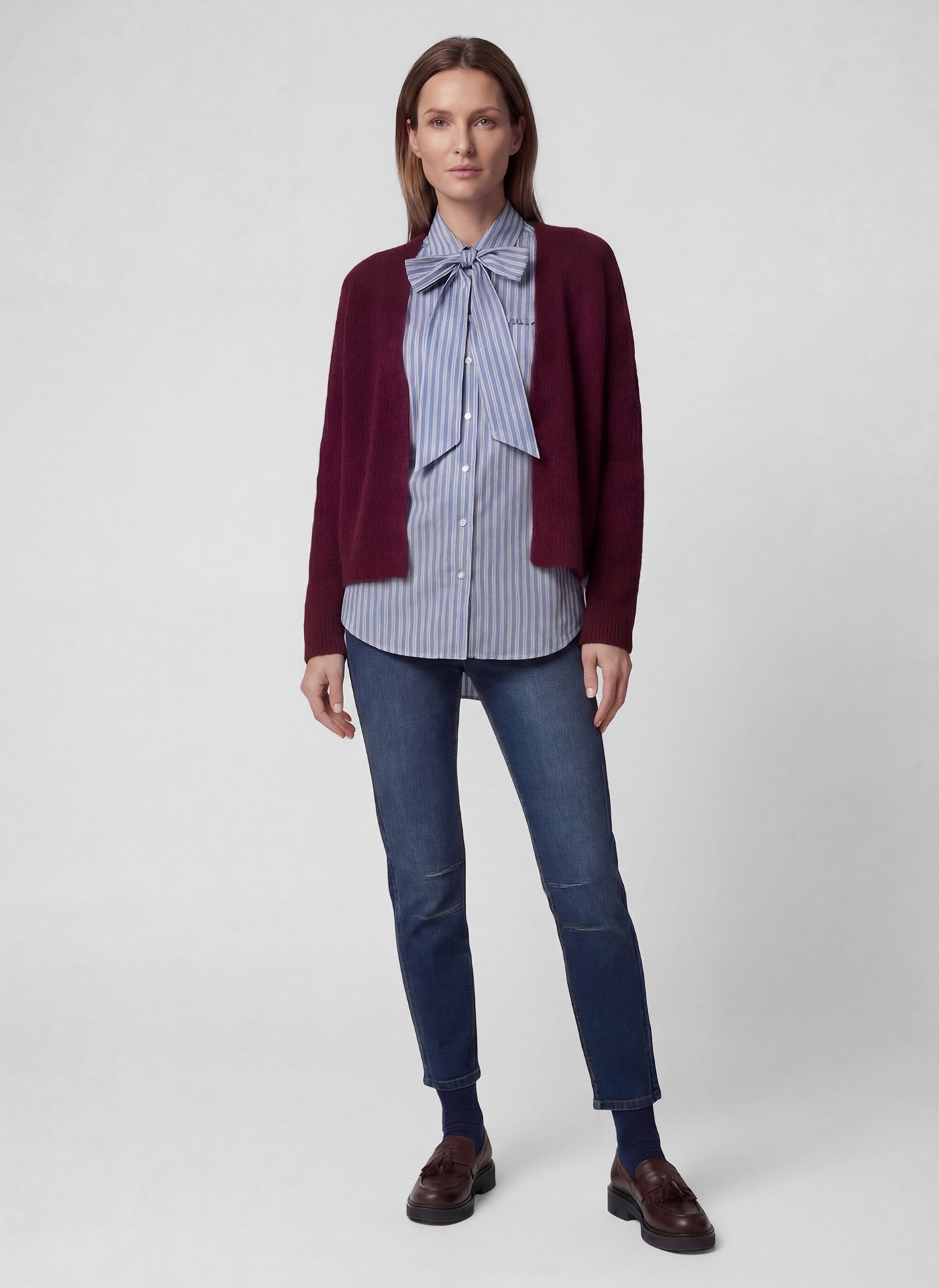 STRICKJACKE MERLOT Bild 2