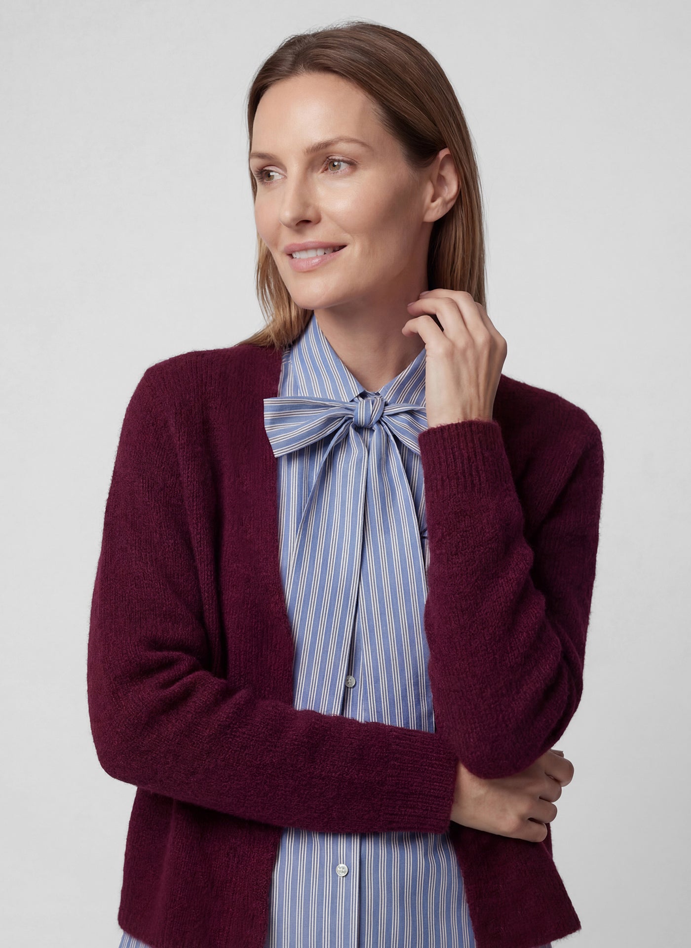 STRICKJACKE MERLOT Bild 4