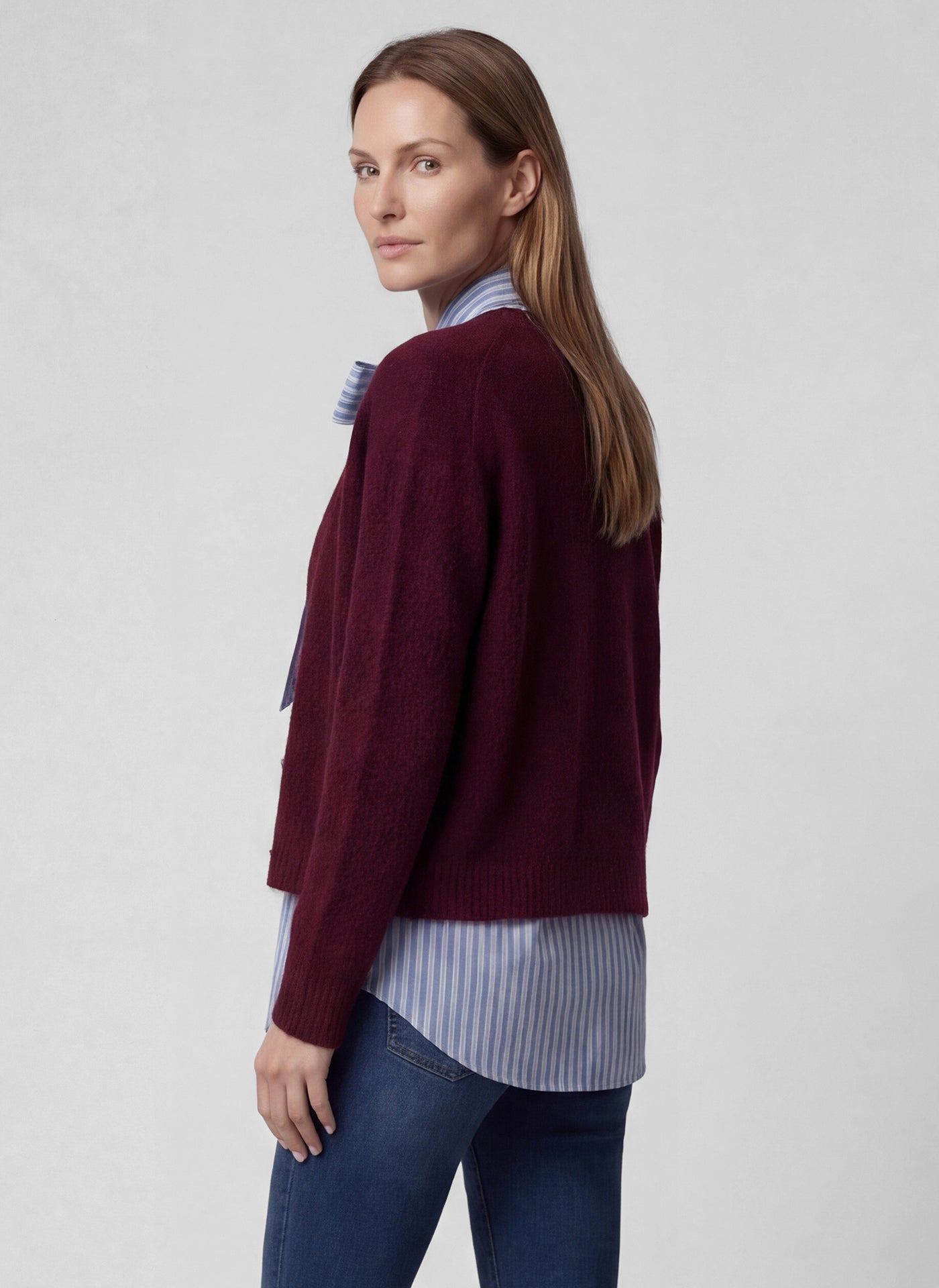 STRICKJACKE MERLOT Bild 5