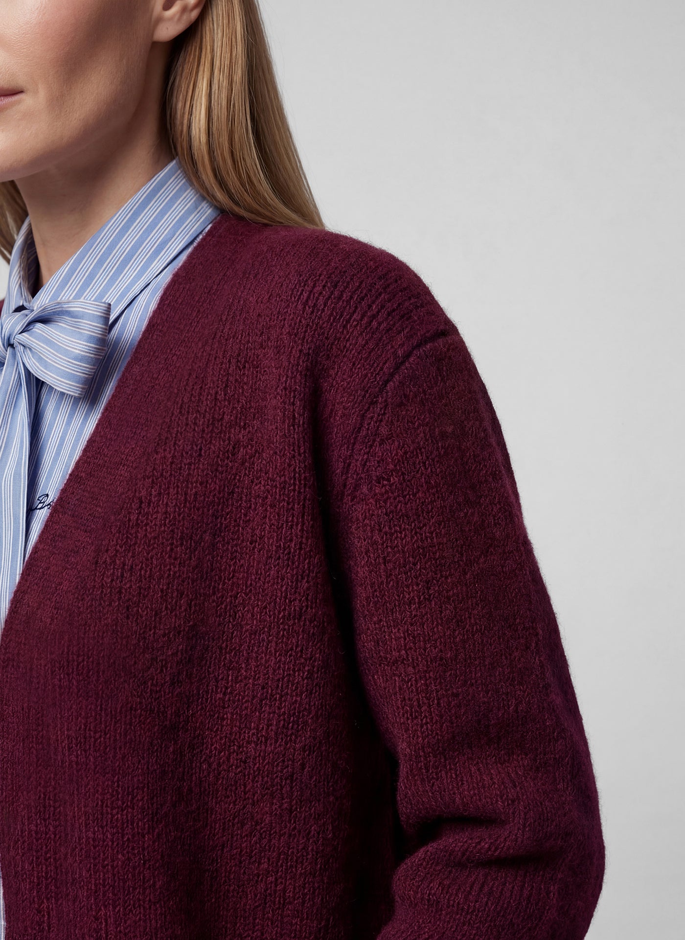 STRICKJACKE MERLOT Bild 6