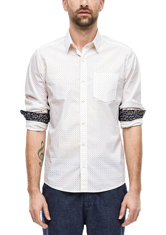 Hemd langarm white Bild 2