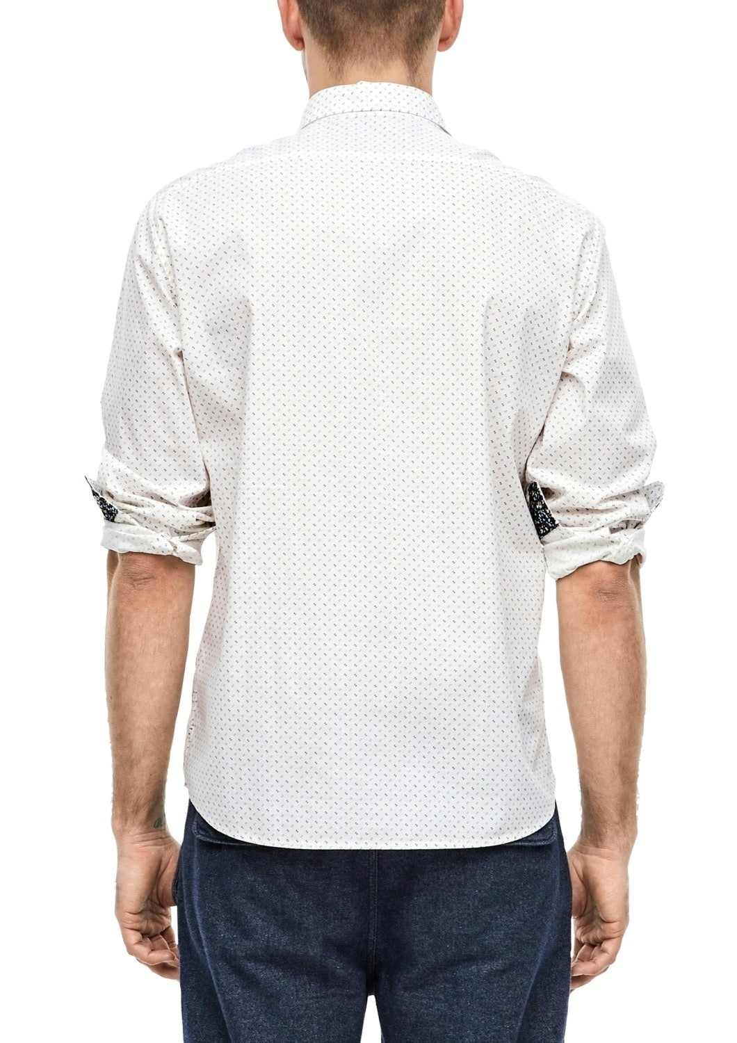 Hemd langarm white Bild 3