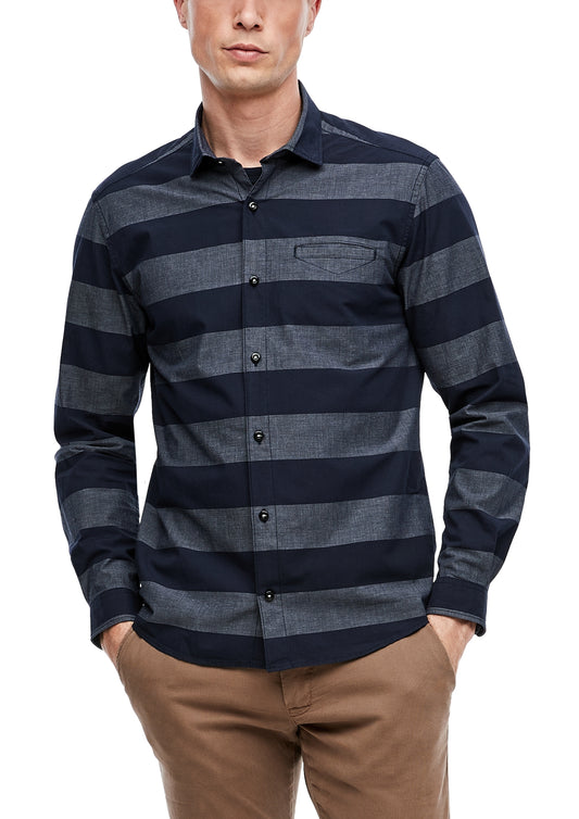 Hemd langarm BLUE Bild 2