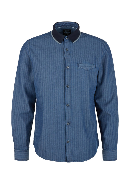 Hemd langarm BLUE Bild 1