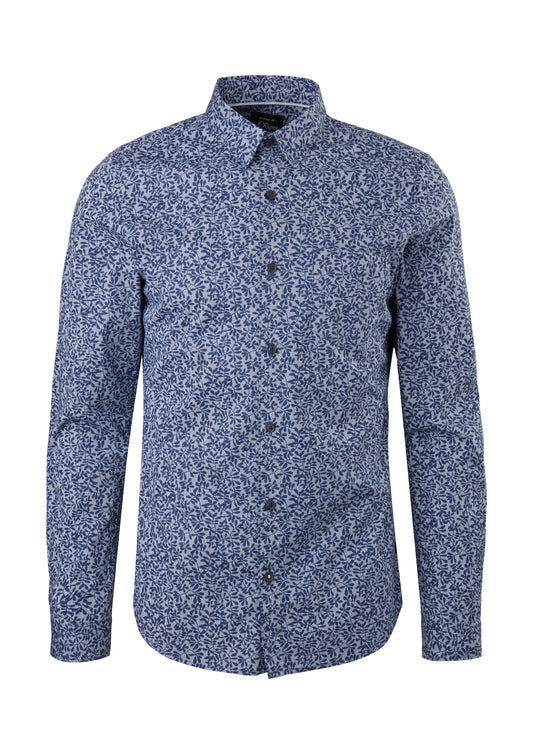 Hemd langarm BLUE Bild 1