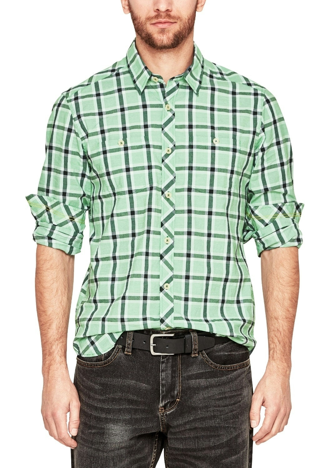 HEMD REGULAR FIT 1/1 GREEN Bild 2