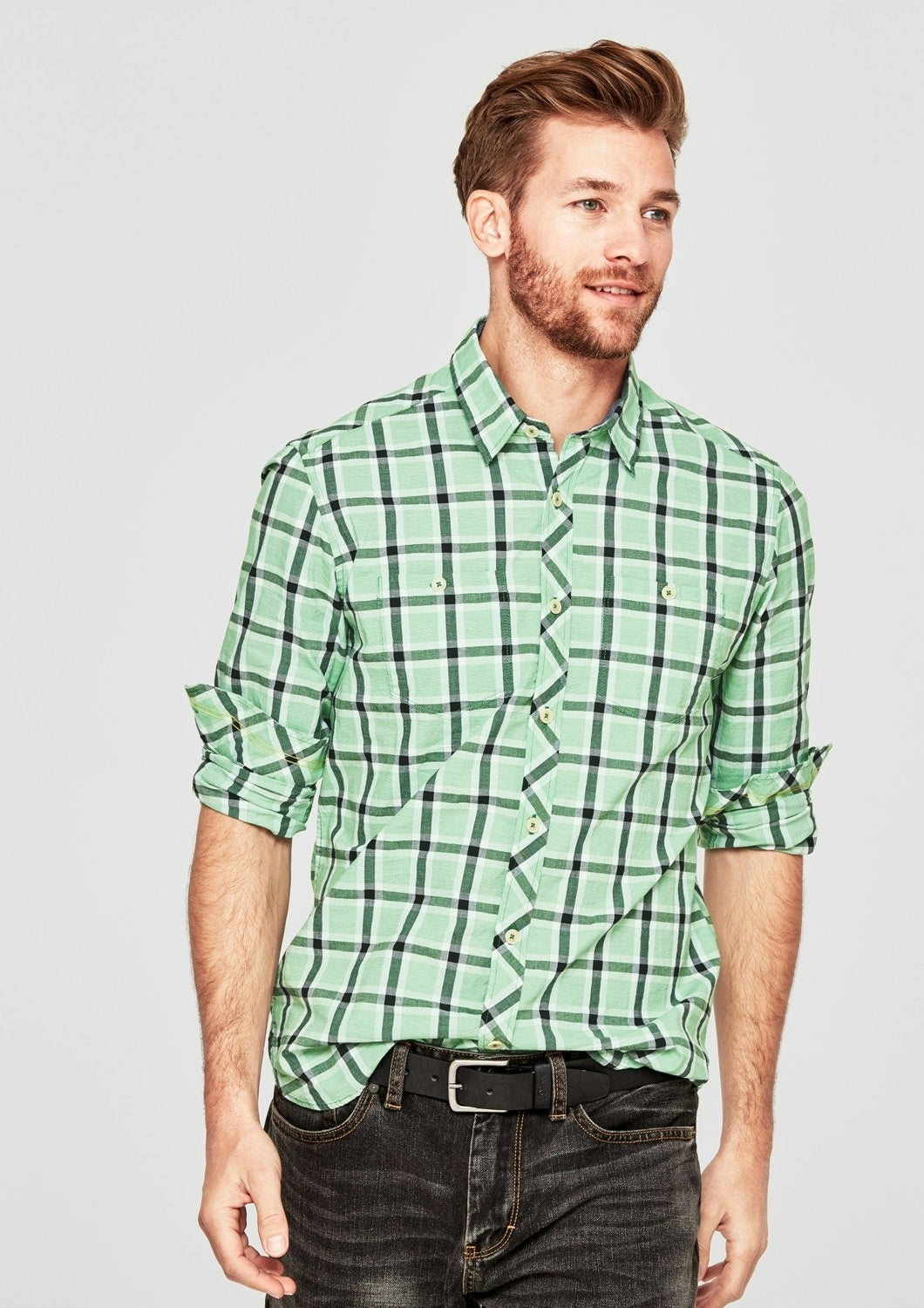 HEMD REGULAR FIT 1/1 GREEN Bild 4