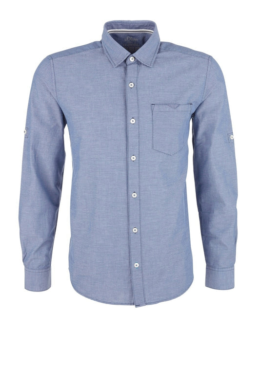 HEMD REGULAR FIT 1/1 BLUE Bild 1