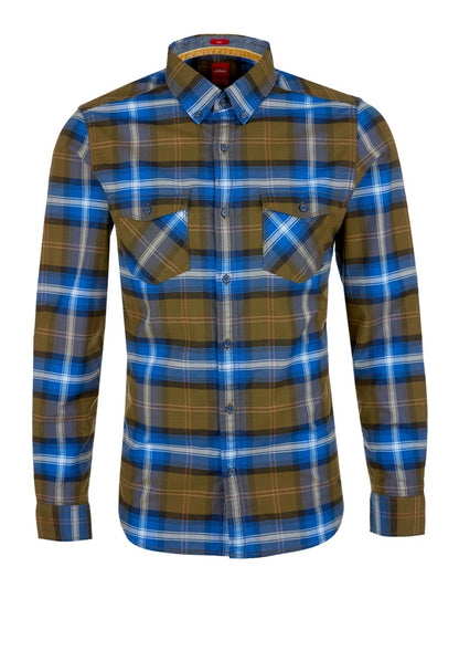 HEMD SLIM FIT 1/1 AR BROWN Bild 1