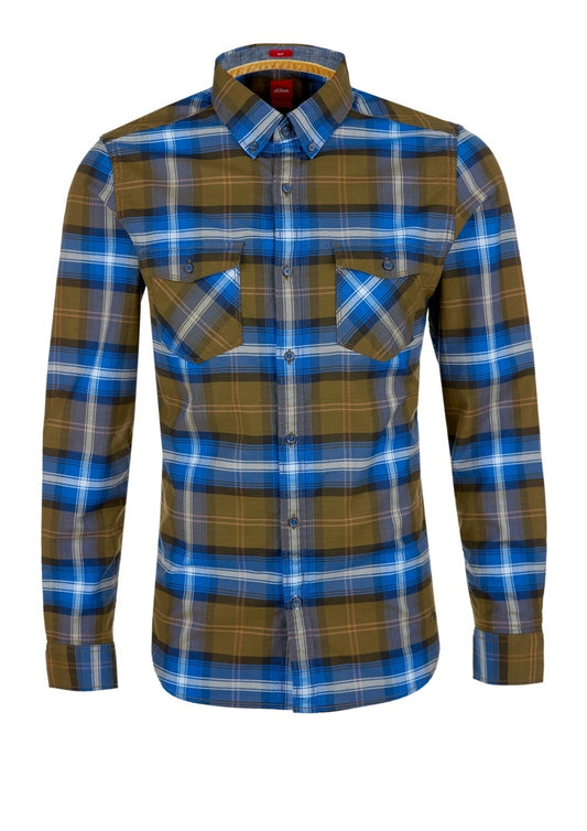 HEMD SLIM FIT 1/1 AR BROWN Bild 1