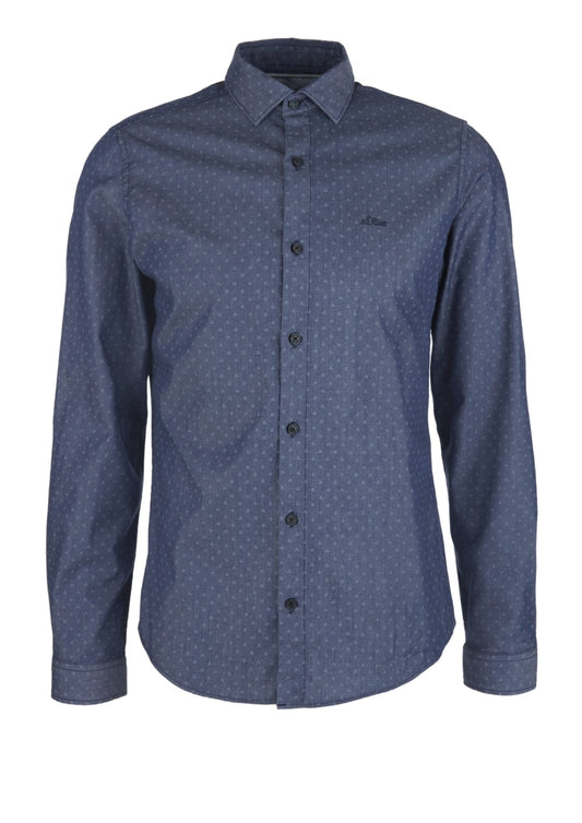 HEMD SLIM FIT 1/1 ARM BLUE Bild 1