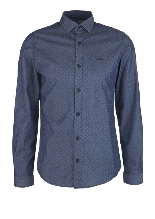 HEMD SLIM FIT 1/1 ARM BLUE Bild 1