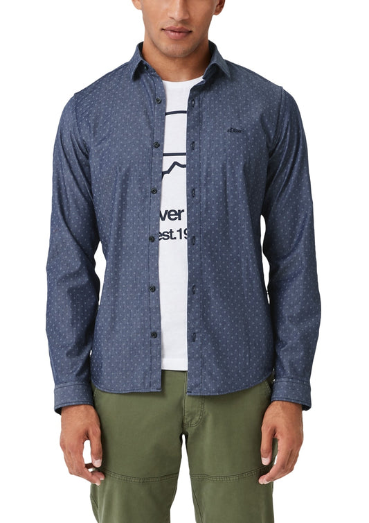 HEMD SLIM FIT 1/1 ARM BLUE Bild 2