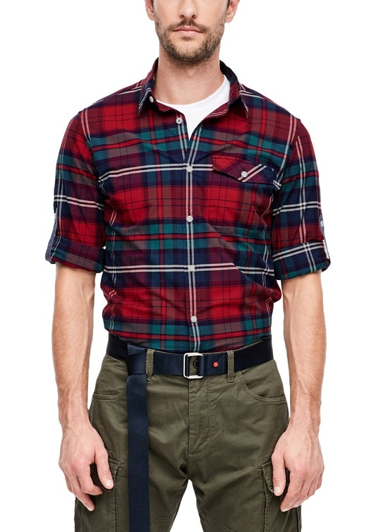 HEMD SLIM FIT 1/1 ARM uniform red Bild 2