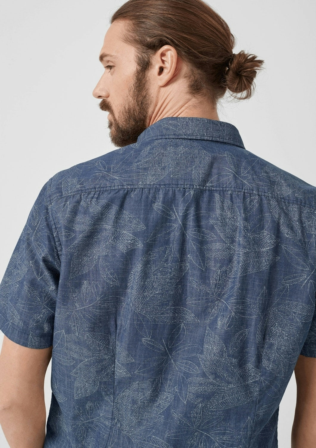 HEMD SLIM FIT 1/2 ARM BLUE Bild 4