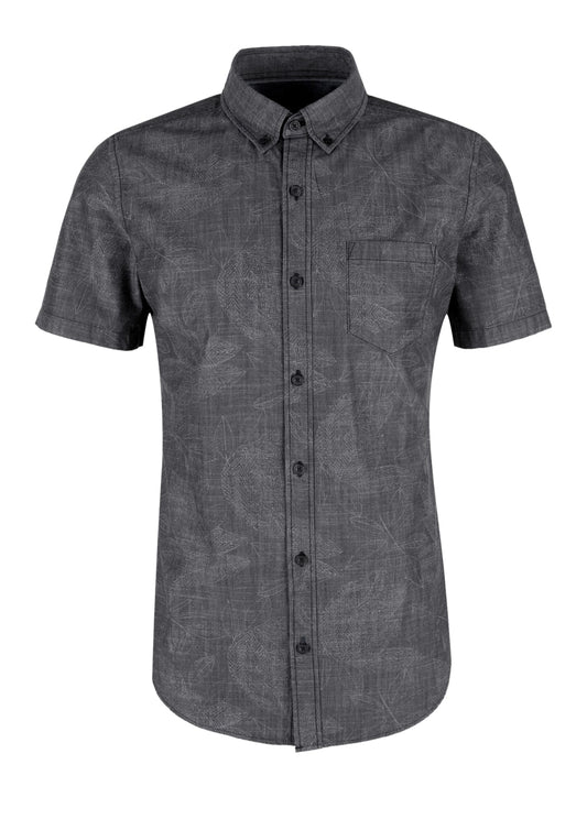 HEMD SLIM FIT 1/2 ARM GREY/BLACK Bild 1