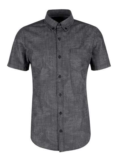 HEMD SLIM FIT 1/2 ARM GREY/BLACK Bild 1