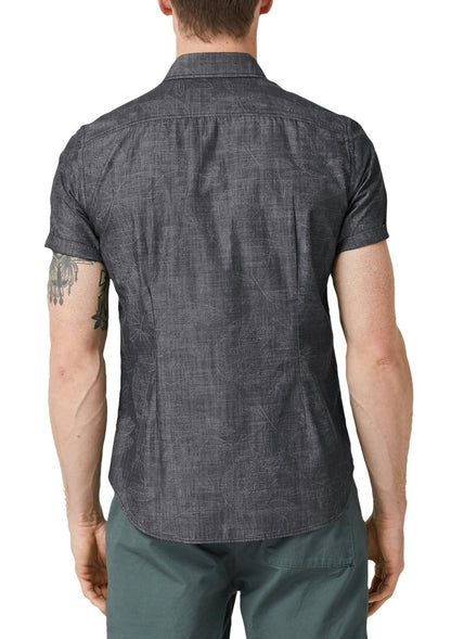 HEMD SLIM FIT 1/2 ARM GREY/BLACK Bild 3