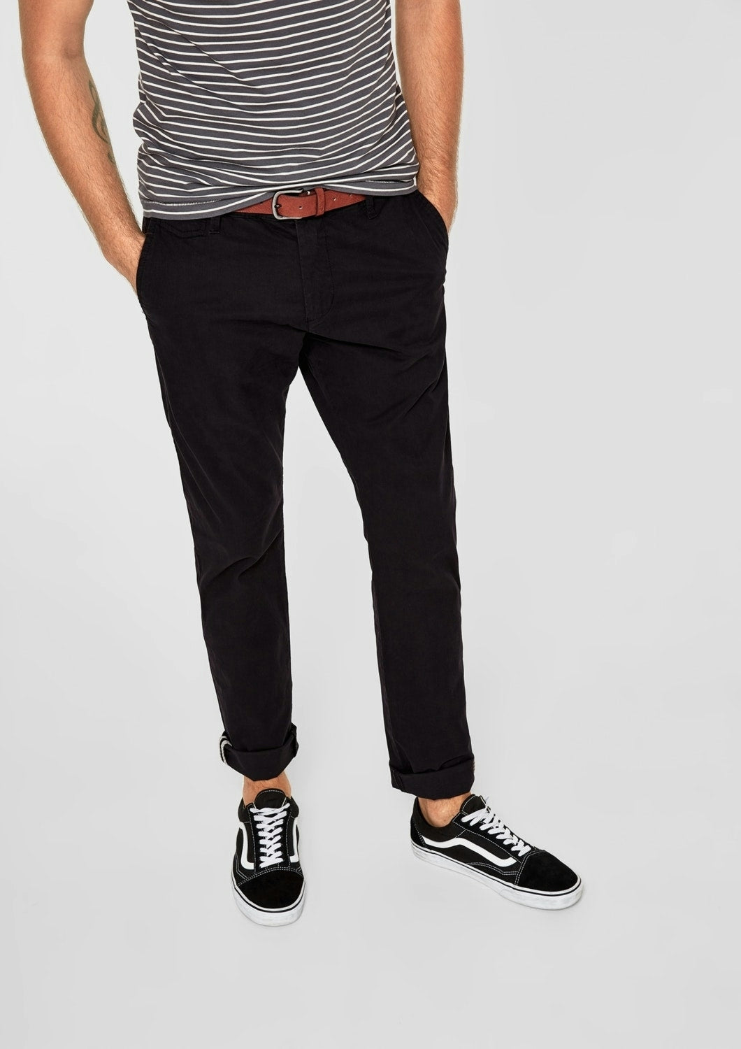 HOSE SLIM GREY/BLACK Bild 4