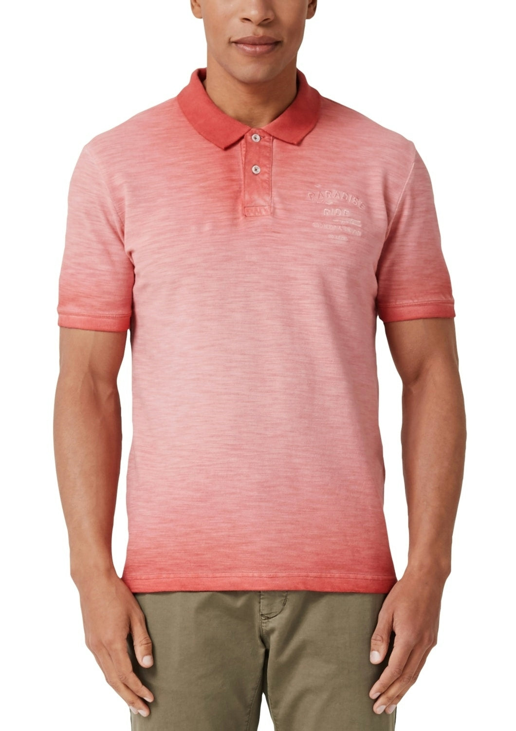 Poloshirt tomato orange Bild 2