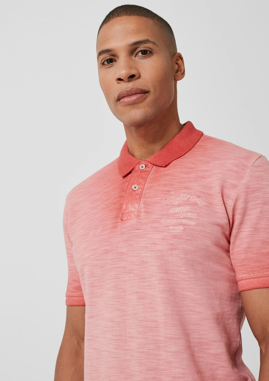 Poloshirt tomato orange Bild 4
