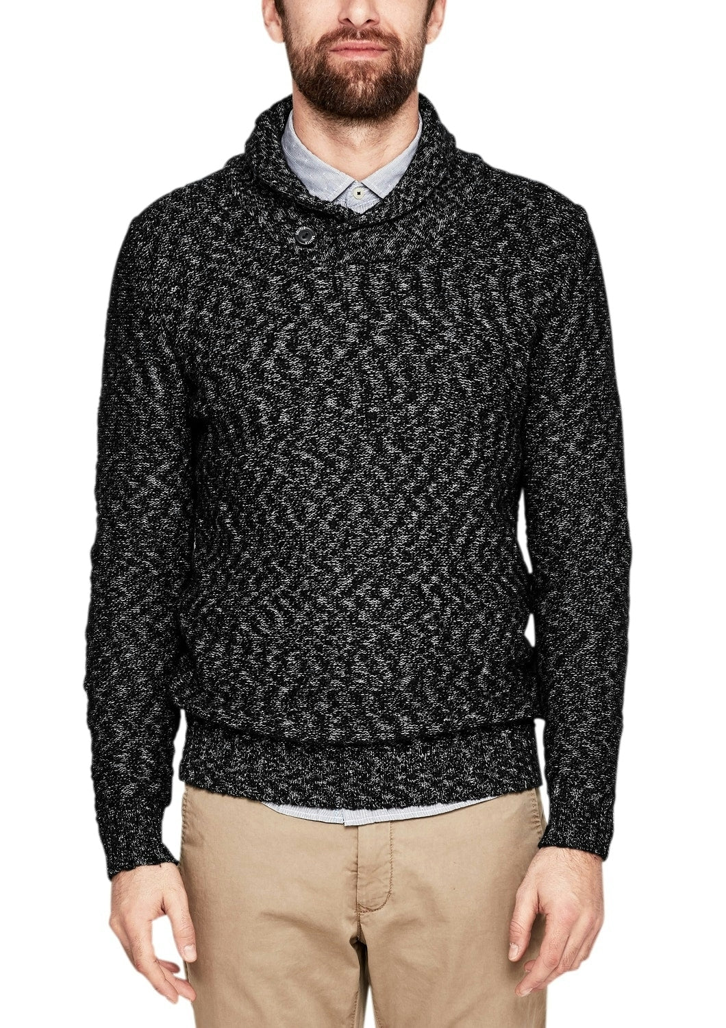 Pullover langarm GREY/BLACK Bild 2