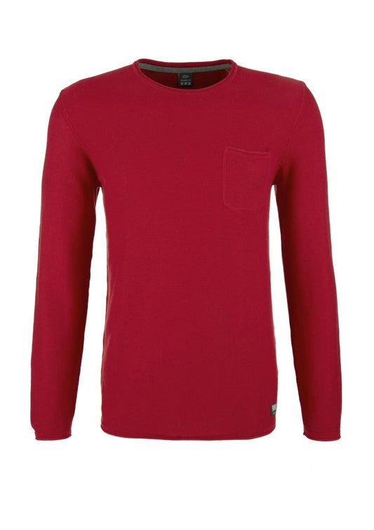 Pullover langarm dark red Bild 1
