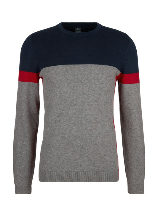 Pullover langarm BLUE Bild 1