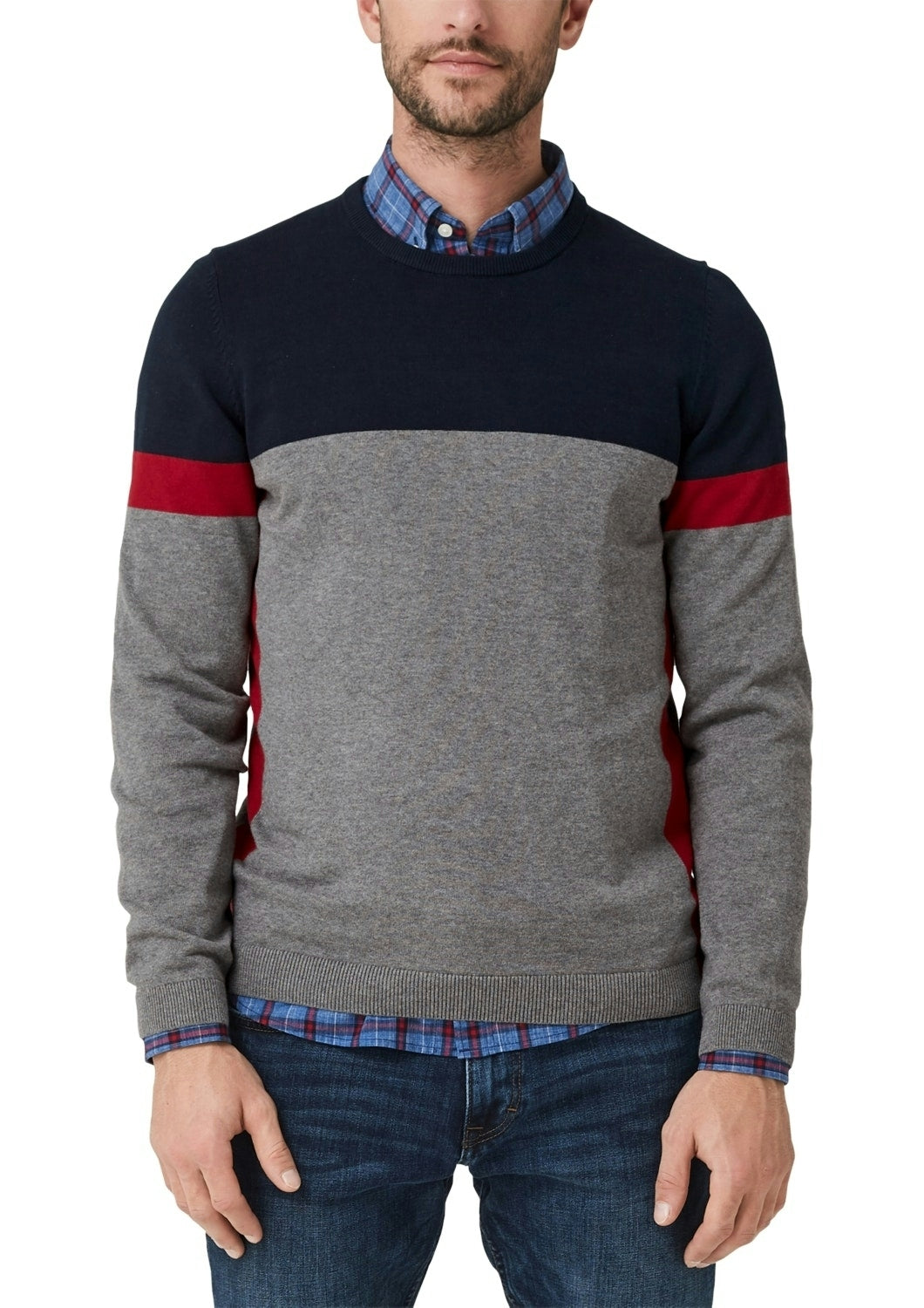 Pullover langarm BLUE Bild 2
