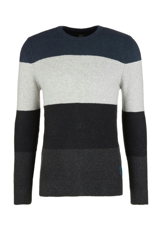 Pullover langarm BLUE Bild 1