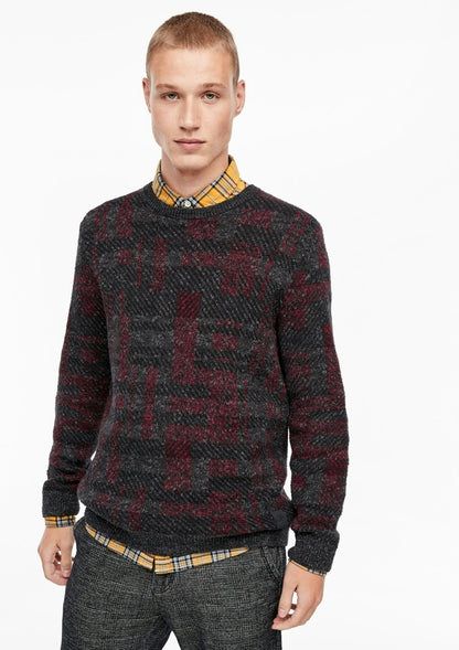 Pullover langarm GREY/BLACK Bild 4