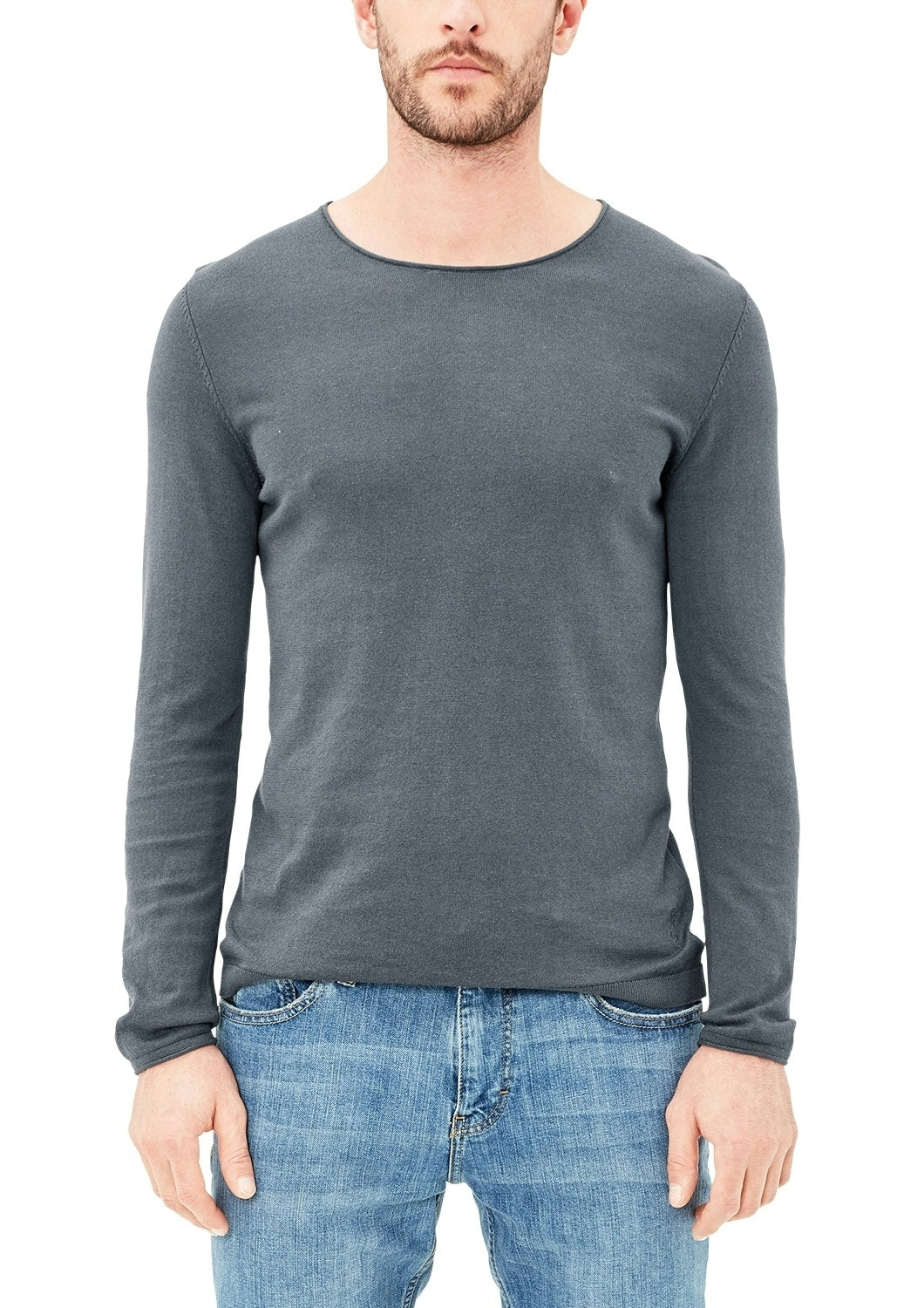 Pullover langarm GREY/BLACK Bild 2
