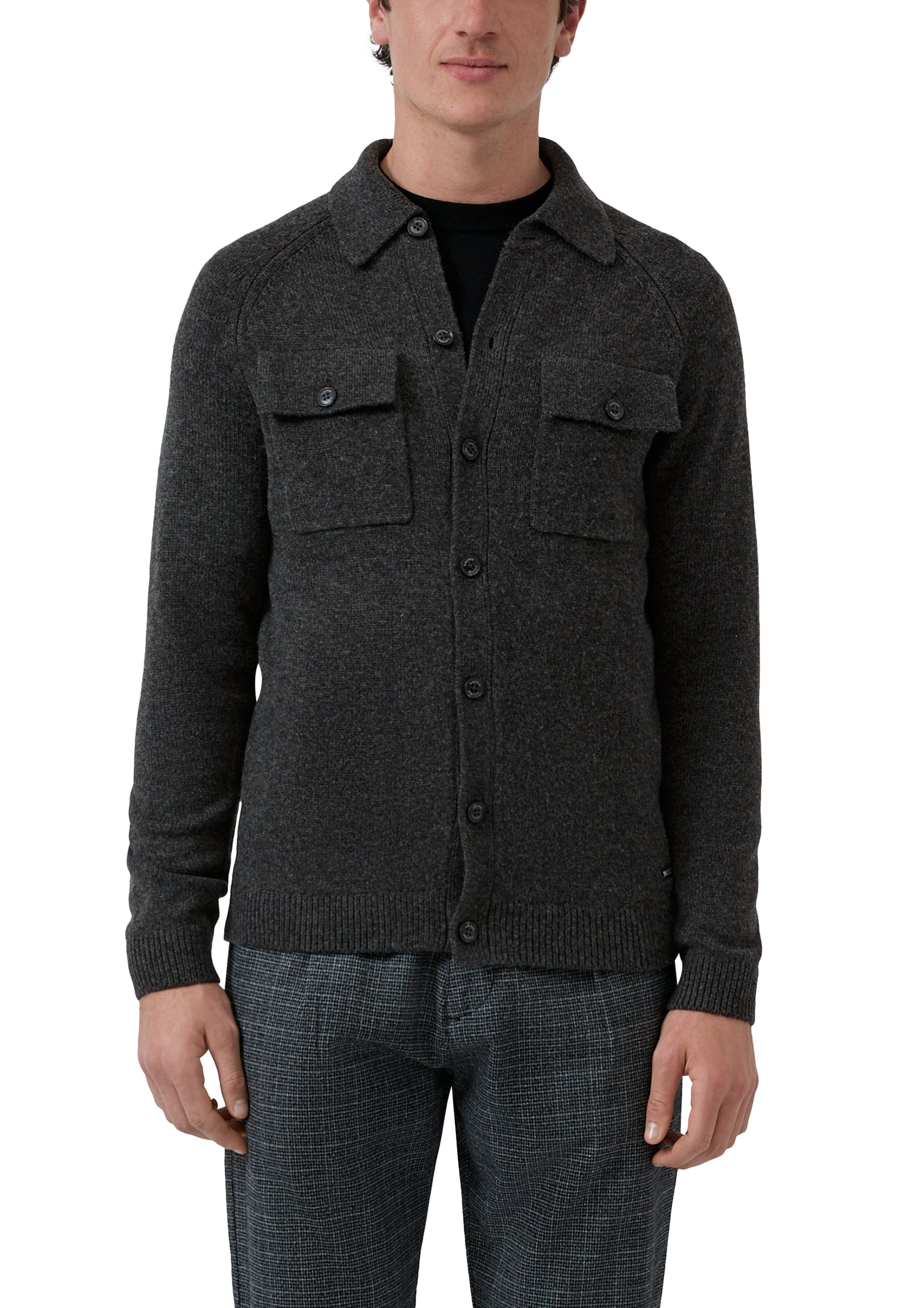 Strickjacke GREY/BLACK Bild 3