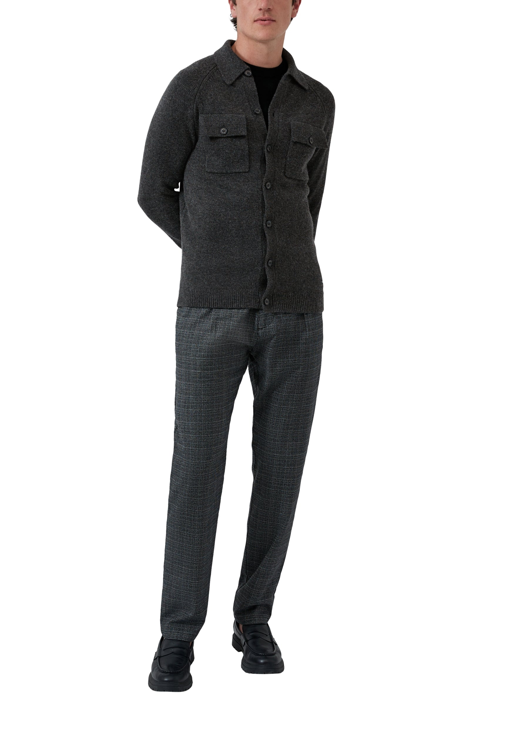 Strickjacke GREY/BLACK Bild 5