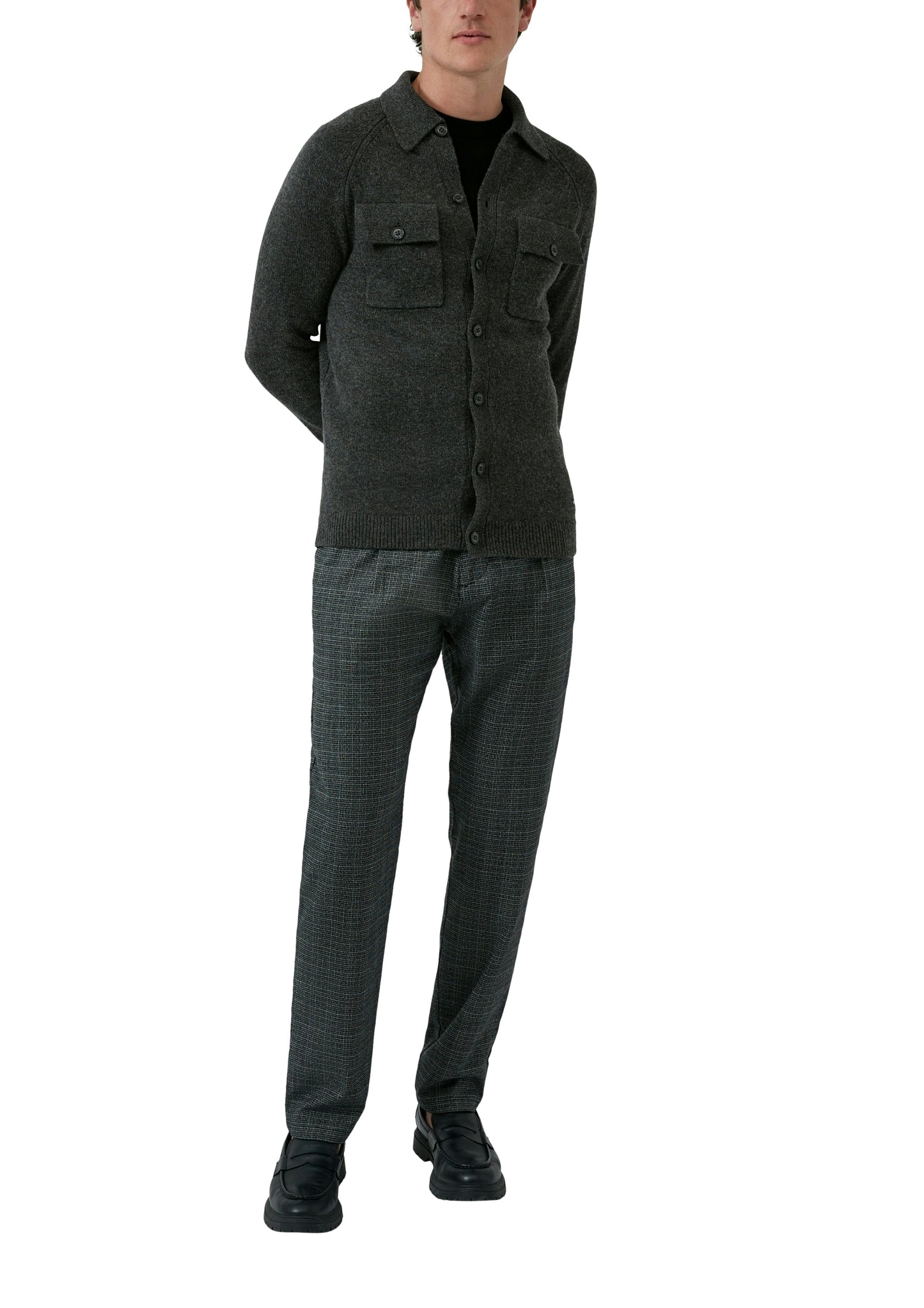 Strickjacke GREY/BLACK Bild 8